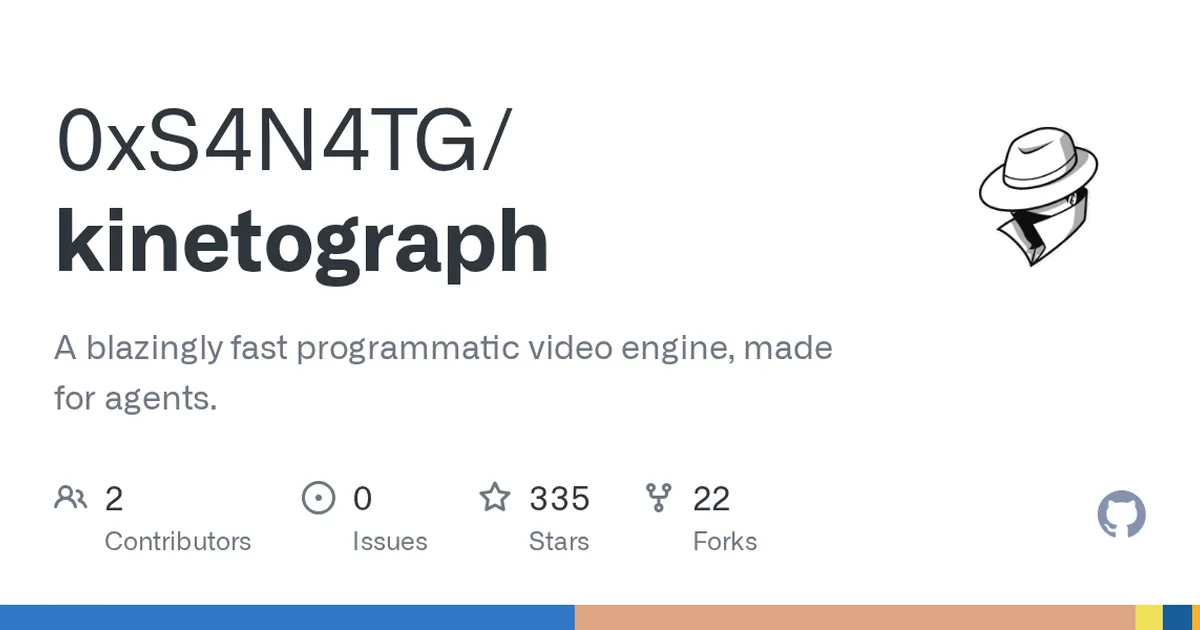 kinetograph 项目界面预览图