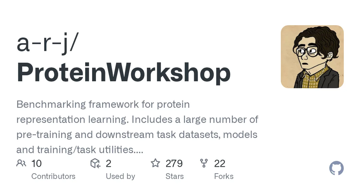 ProteinWorkshop 项目界面预览图