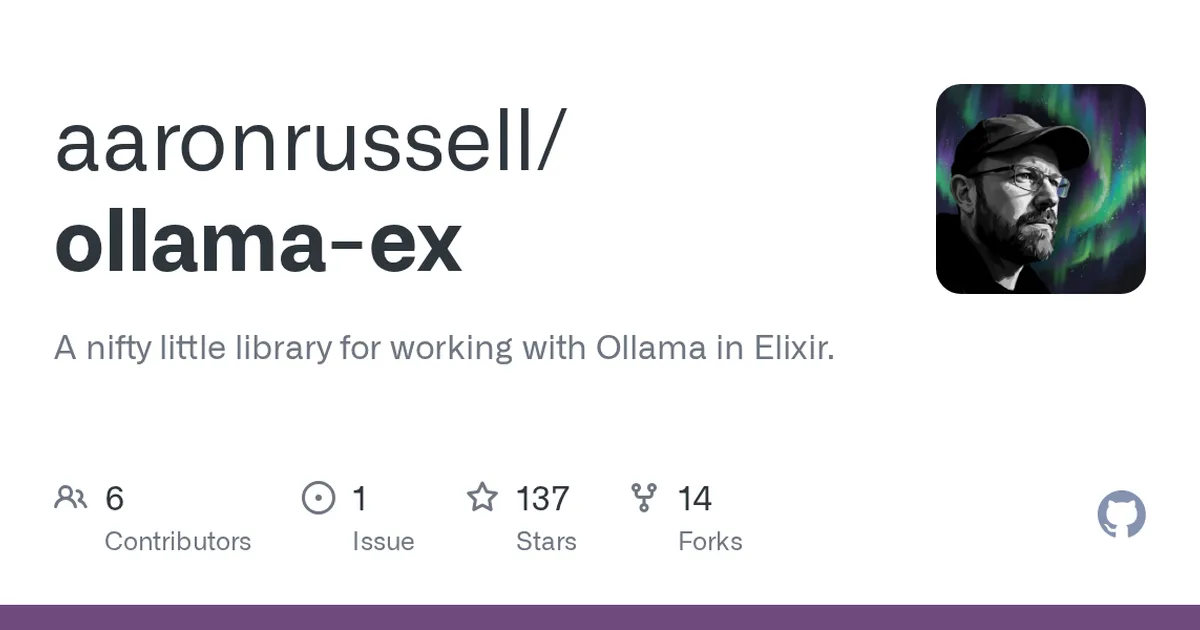 ollama-ex 项目界面预览图