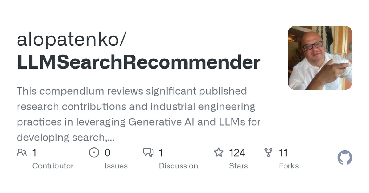 LLMSearchRecommender 项目界面预览图
