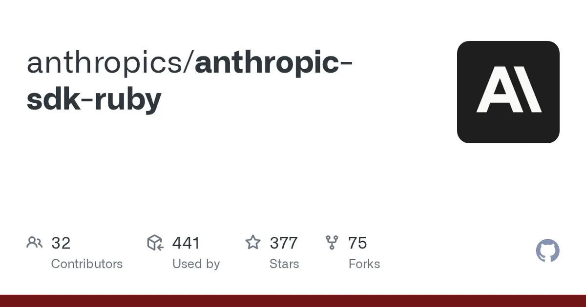 anthropic-sdk-ruby 项目界面预览图