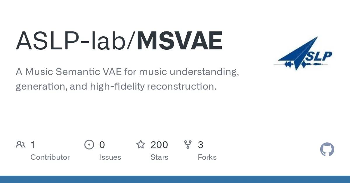 MSVAE 项目界面预览图