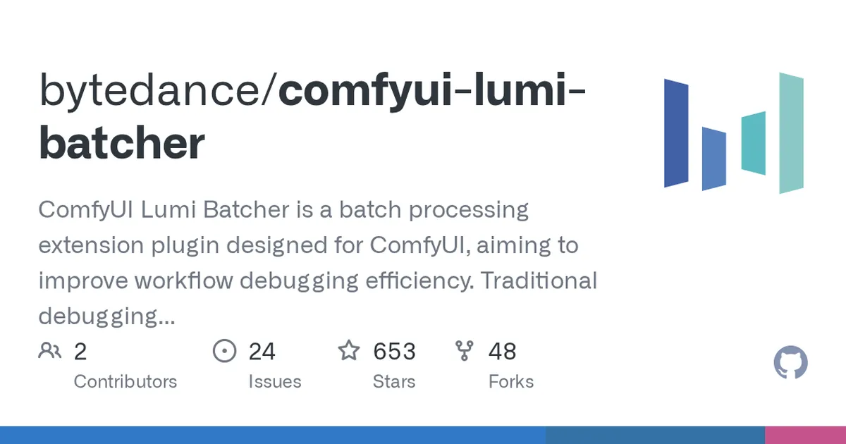 comfyui-lumi-batcher 项目界面预览图