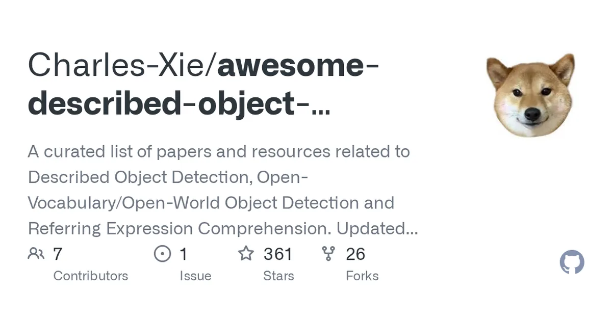 awesome-described-object-detection 项目界面预览图