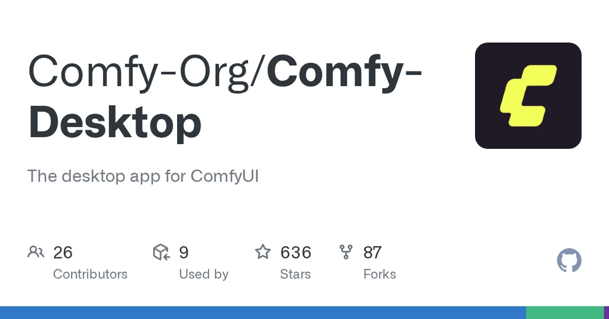 Comfy-Desktop 项目界面预览图