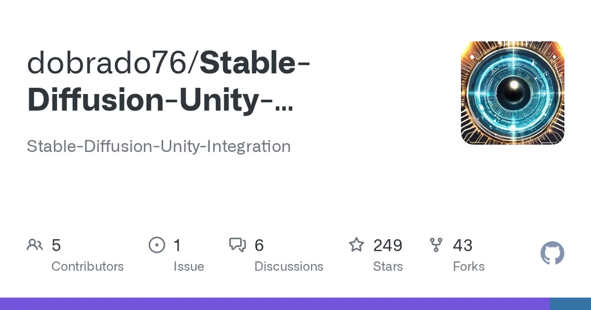 Stable-Diffusion-Unity-Integration 项目界面预览图
