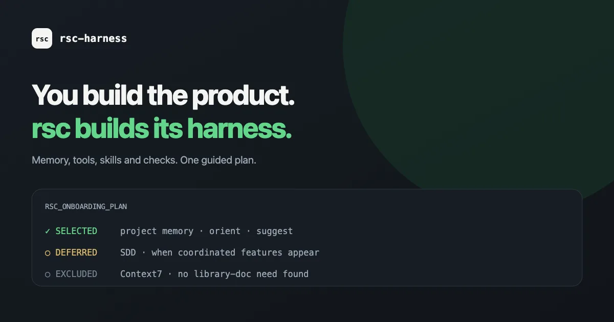 rsc-harness 项目界面预览图