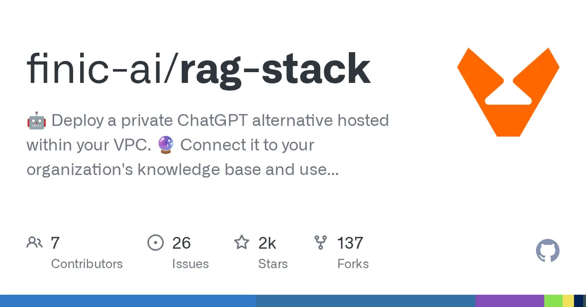 rag-stack 项目界面预览图