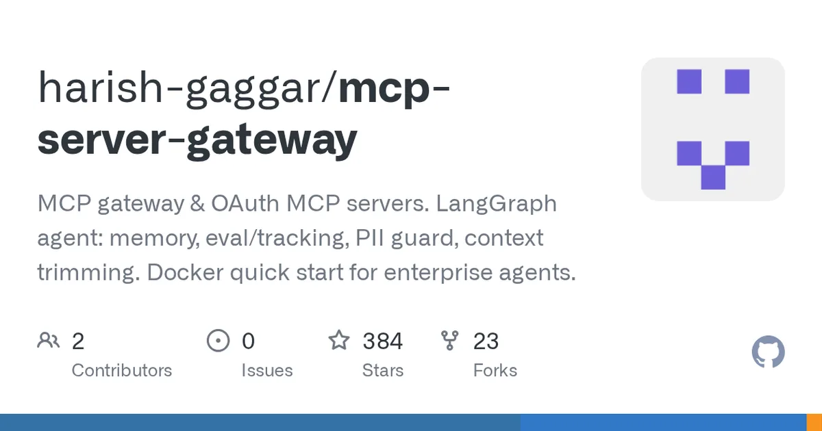 mcp-server-gateway 项目界面预览图