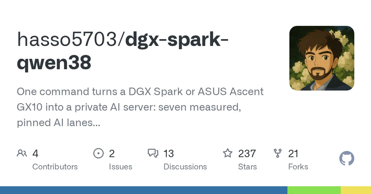 dgx-spark-qwen38 项目界面预览图