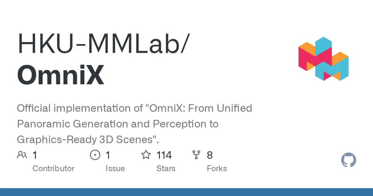 OmniX 项目界面预览图