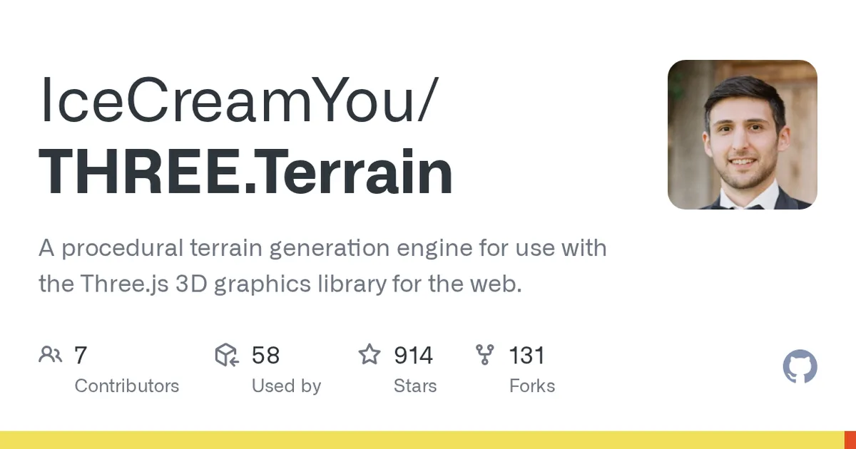 THREE.Terrain 项目界面预览图