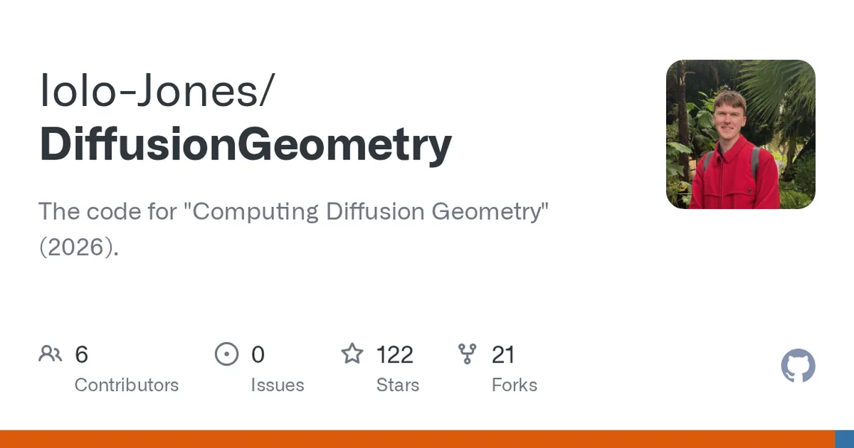 DiffusionGeometry 项目界面预览图