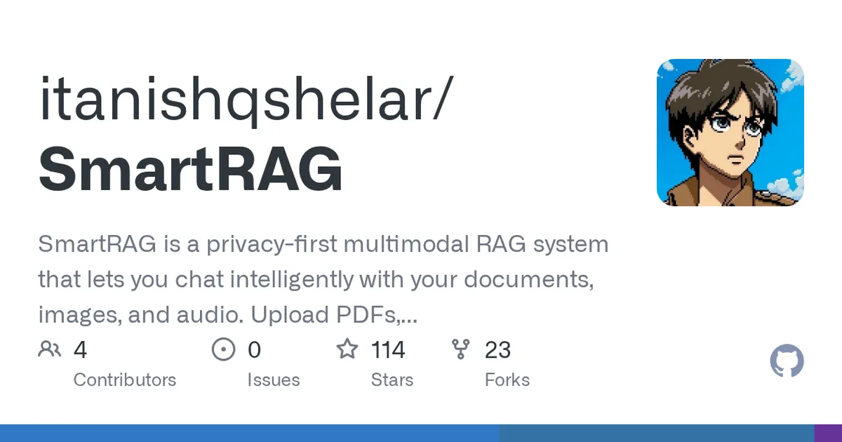 SmartRAG 项目界面预览图