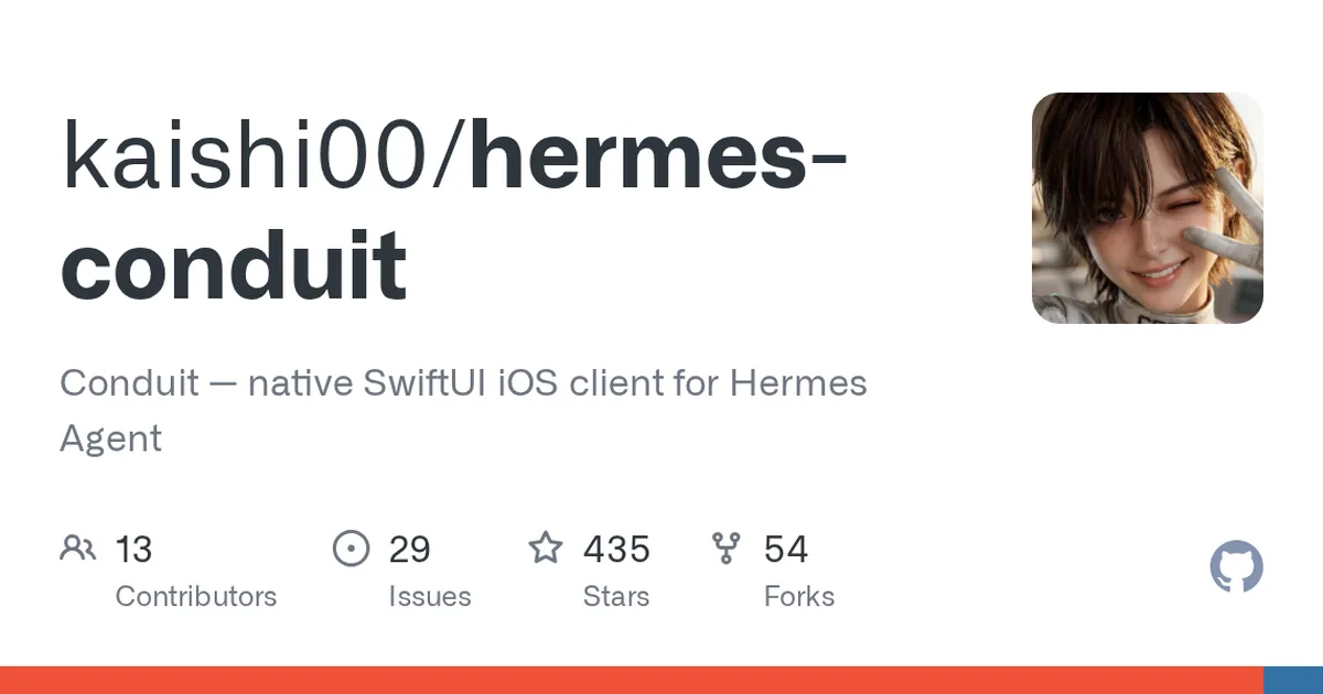 hermes-conduit 项目界面预览图