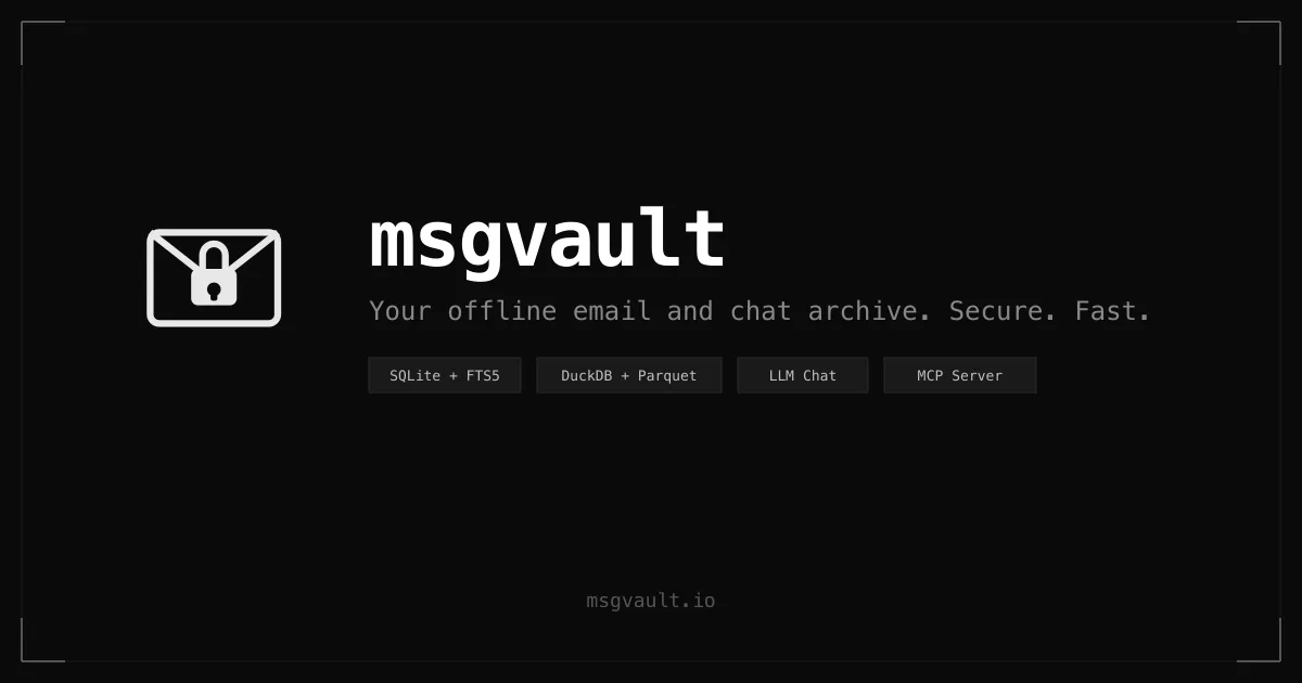 msgvault 项目界面预览图