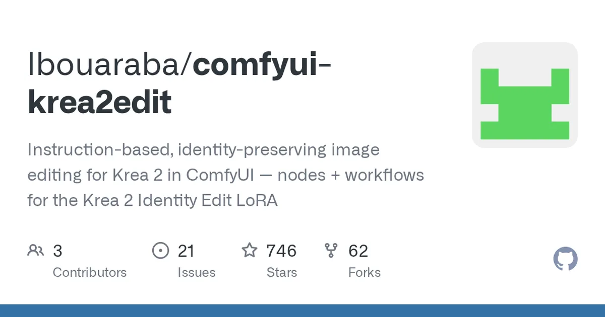 comfyui-krea2edit 项目界面预览图