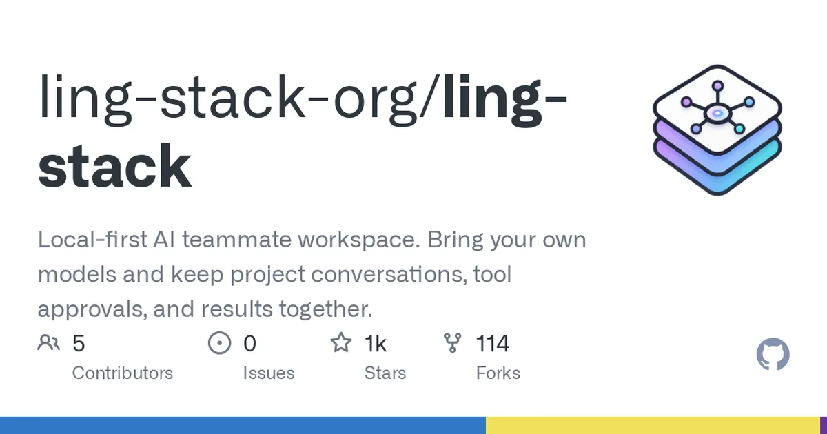 ling-stack 项目界面预览图