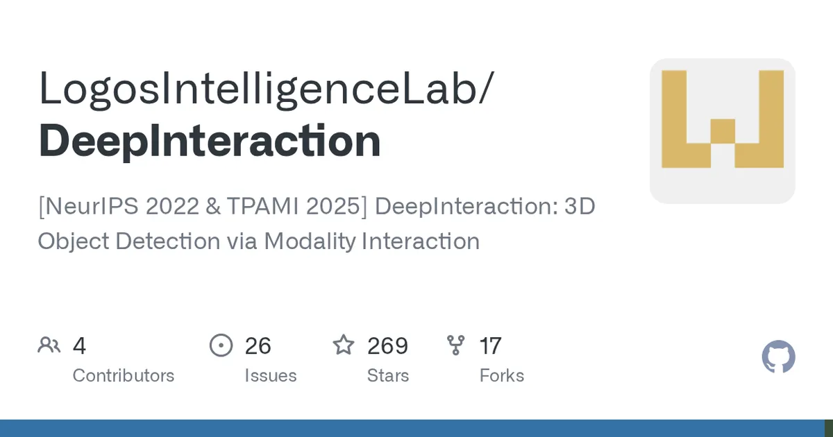 DeepInteraction 项目界面预览图