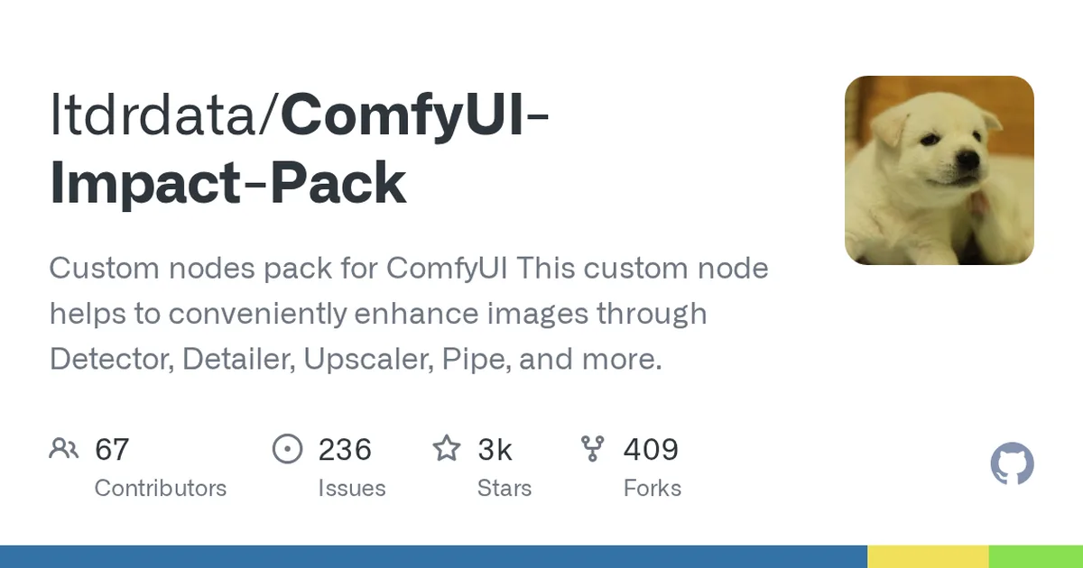 ComfyUI-Impact-Pack 项目界面预览图
