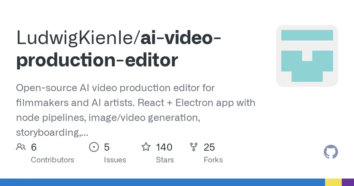 ai-video-production-editor 项目界面预览图