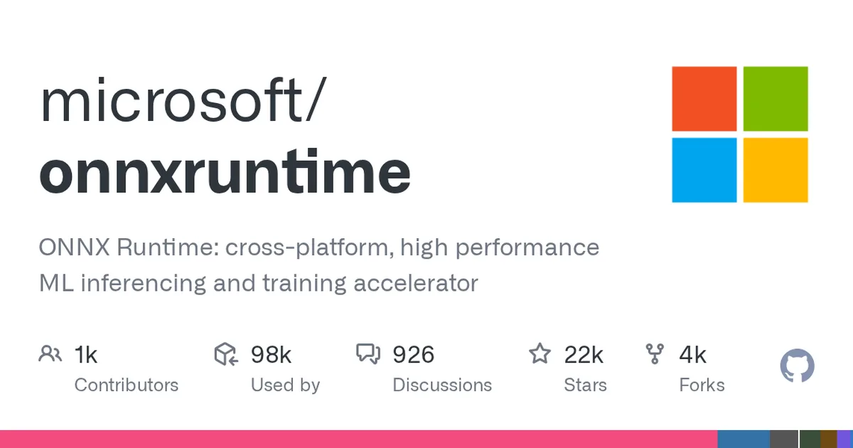 onnxruntime 项目界面预览图