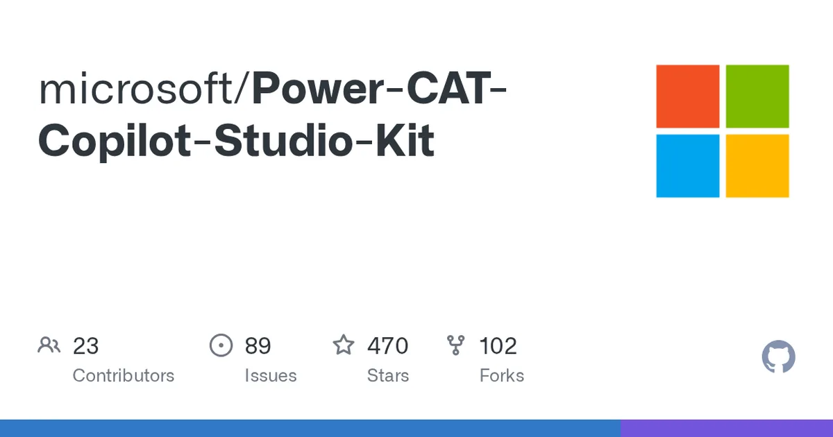 Power-CAT-Copilot-Studio-Kit 项目界面预览图