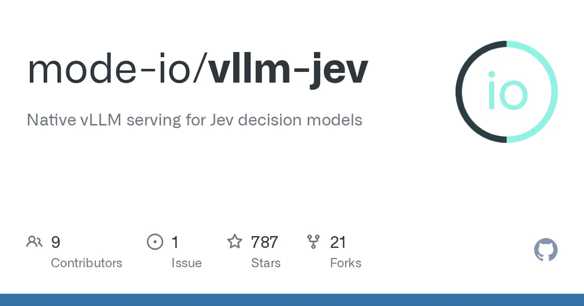 vllm-jev 项目界面预览图