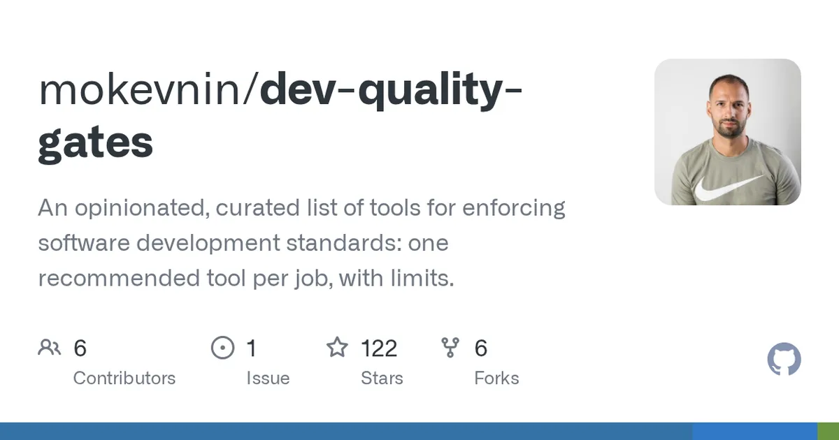 dev-quality-gates 项目界面预览图