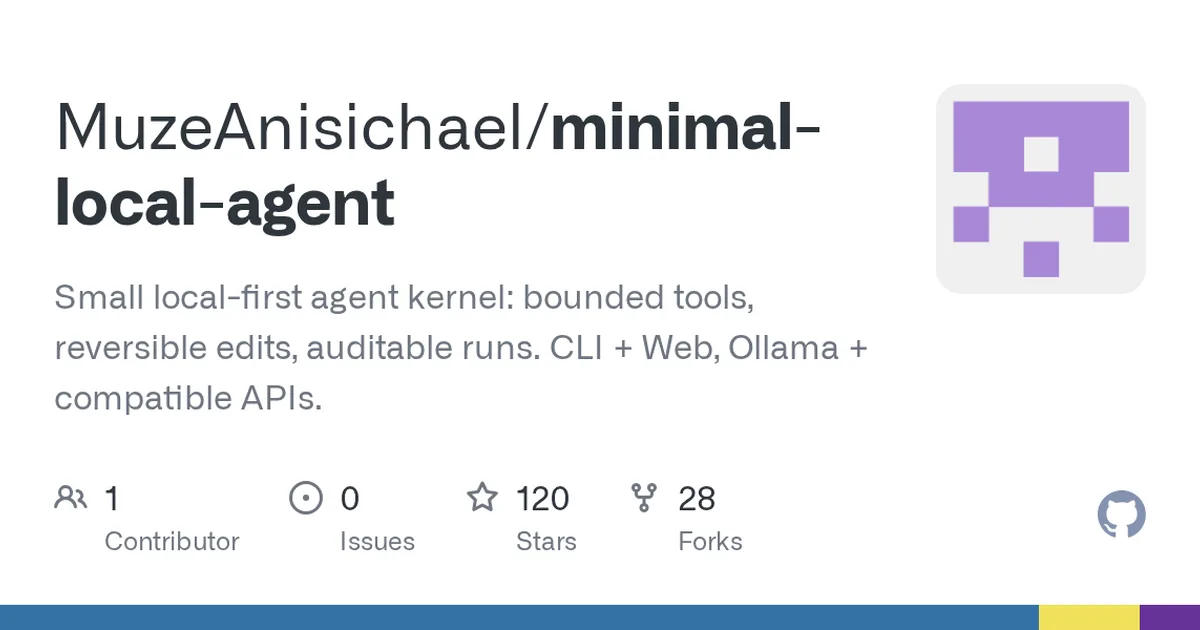 minimal-local-agent 项目界面预览图