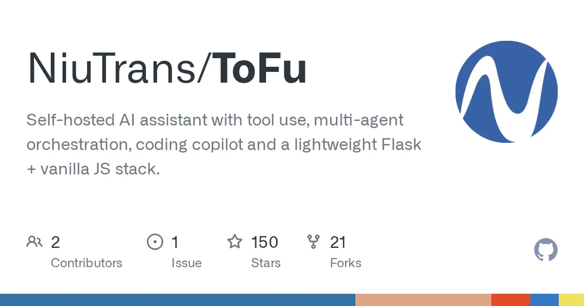 ToFu 项目界面预览图
