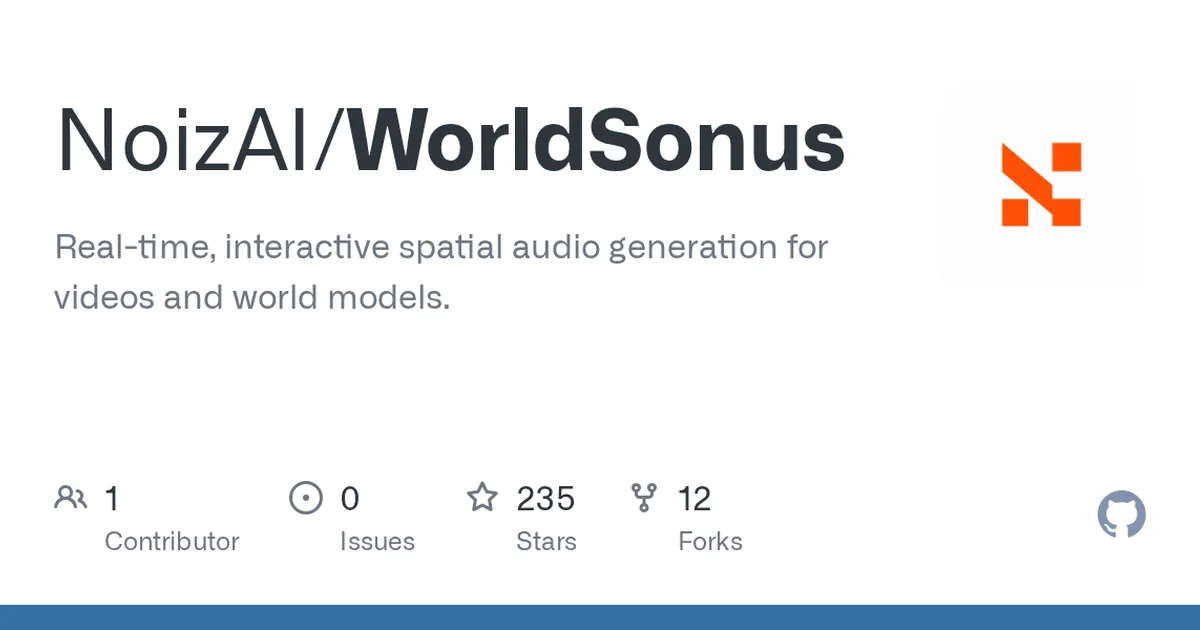 WorldSonus 项目界面预览图