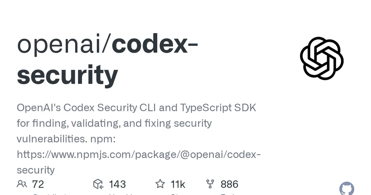 codex-security 项目界面预览图