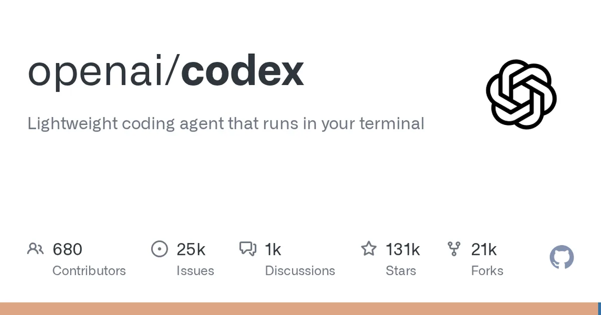 codex 项目界面预览图