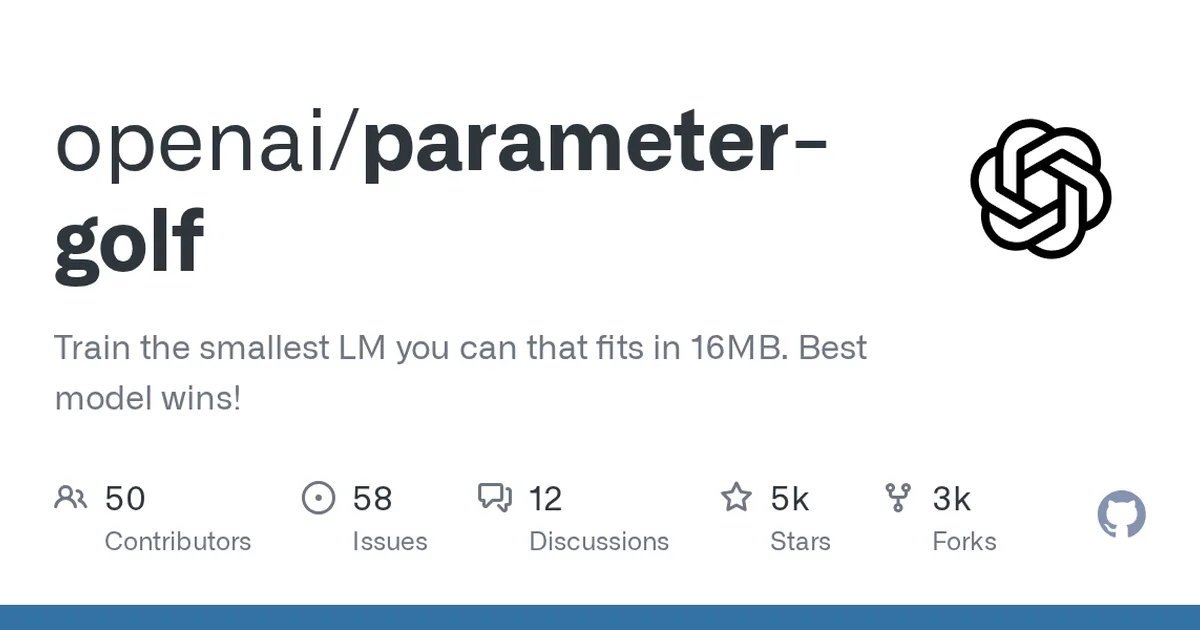 parameter-golf 项目界面预览图