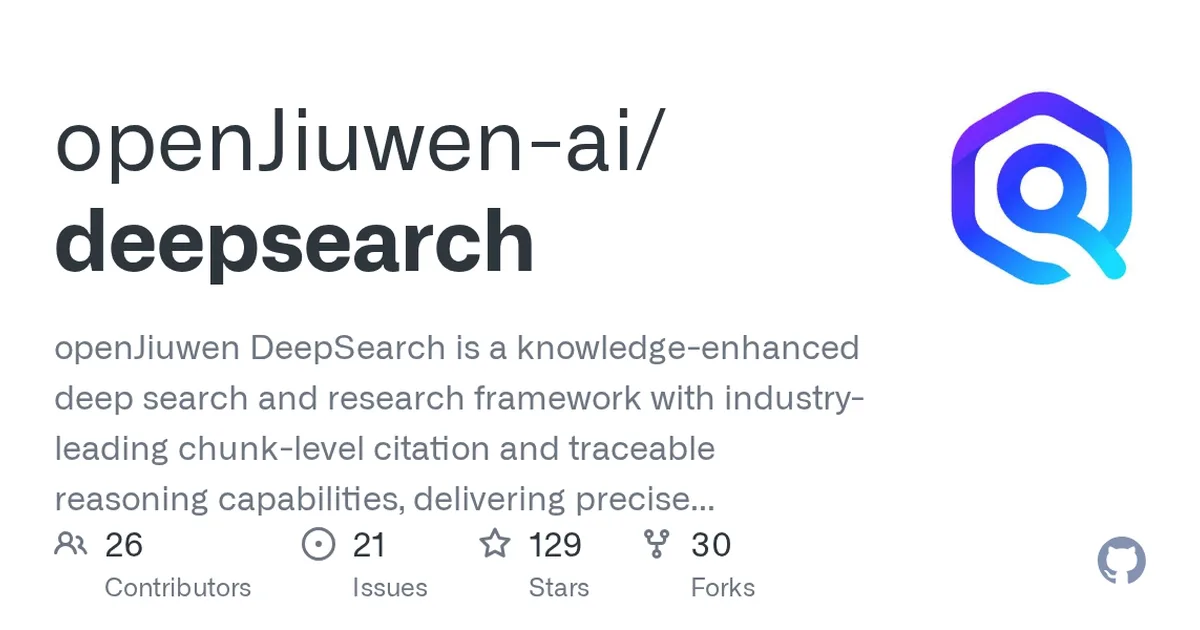 deepsearch 项目界面预览图