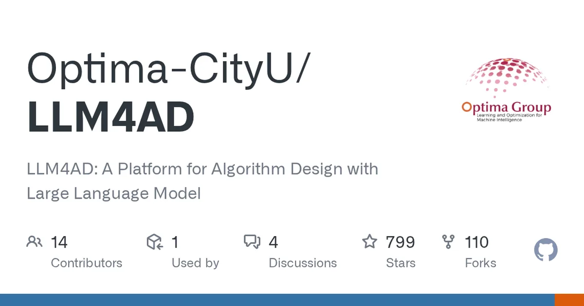 LLM4AD 项目界面预览图