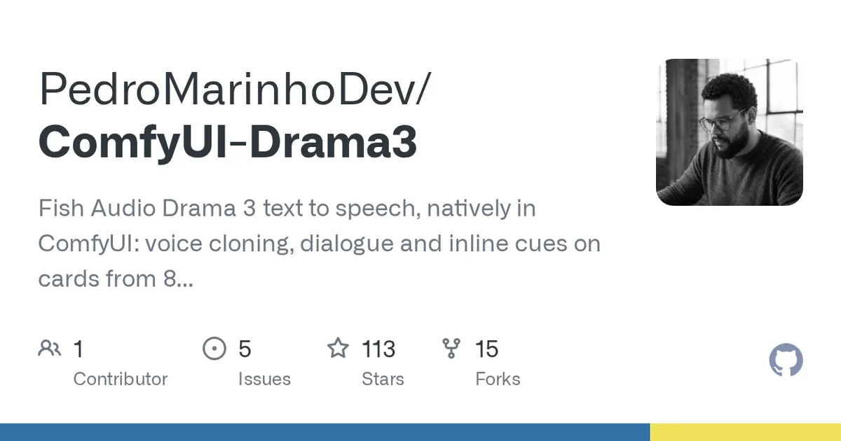 ComfyUI-Drama3 项目界面预览图