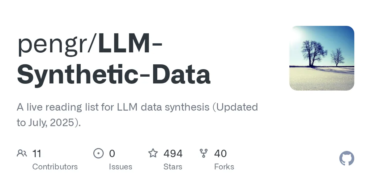 LLM-Synthetic-Data 项目界面预览图