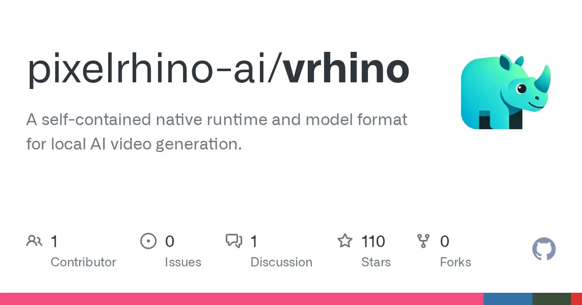 vrhino 项目界面预览图