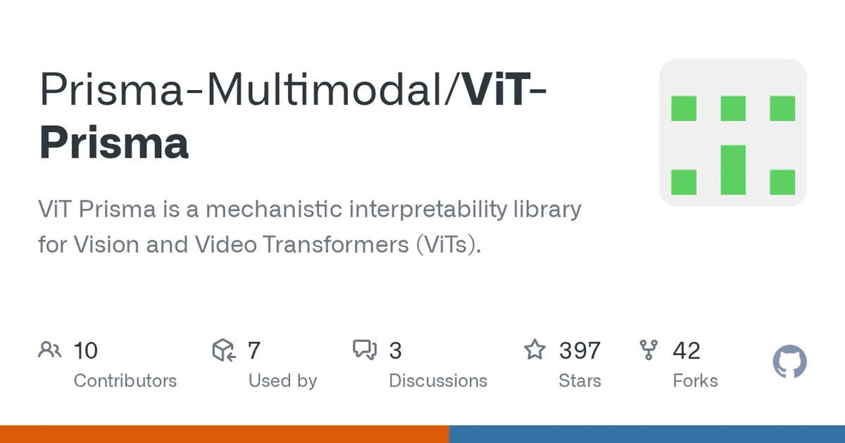 ViT-Prisma 项目界面预览图