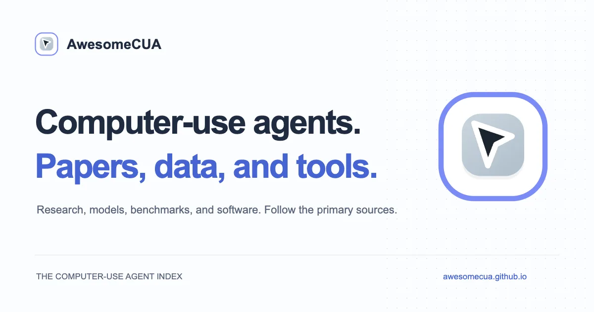 Awesome-CUA 项目界面预览图