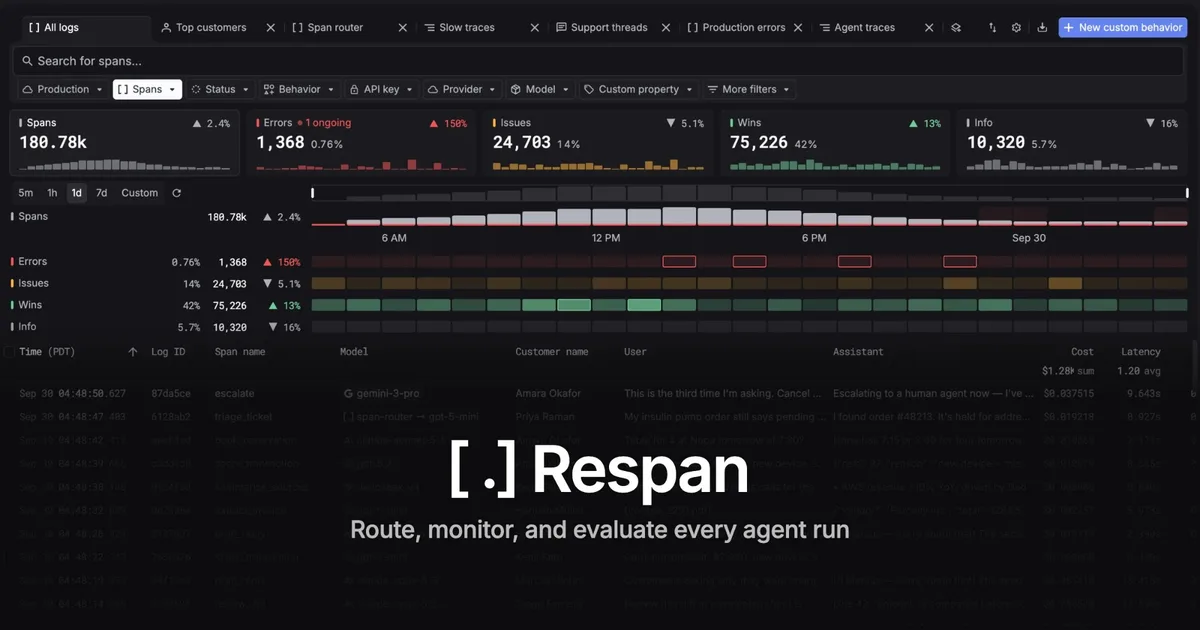 respan-gateway 项目界面预览图