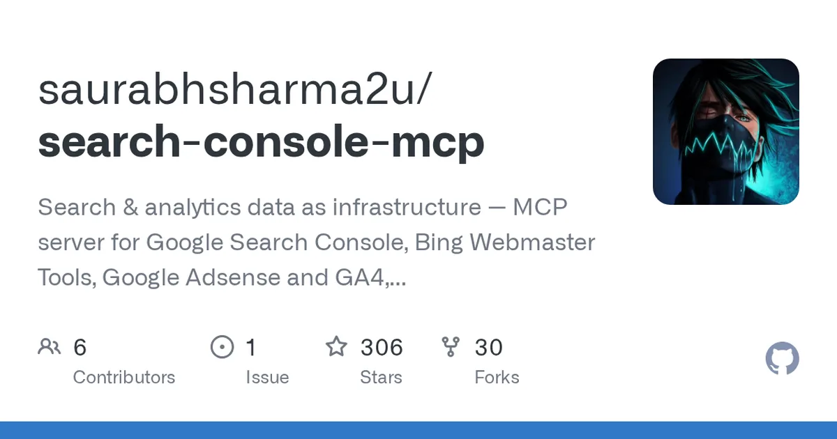 search-console-mcp 项目界面预览图