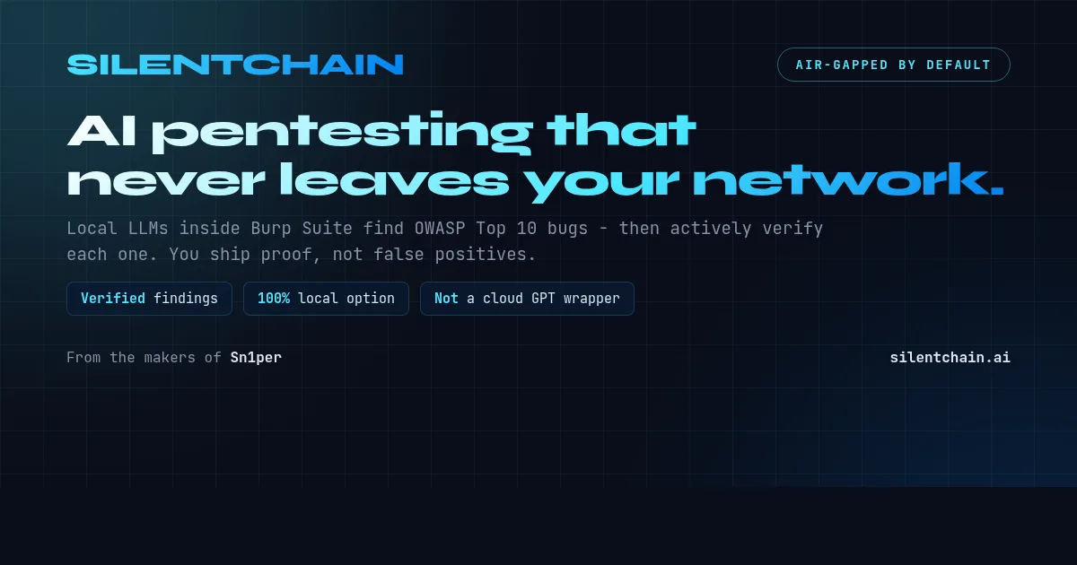 SILENTCHAIN 项目界面预览图