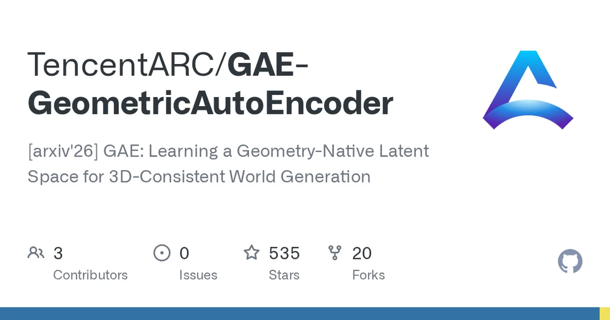GAE-GeometricAutoEncoder 项目界面预览图