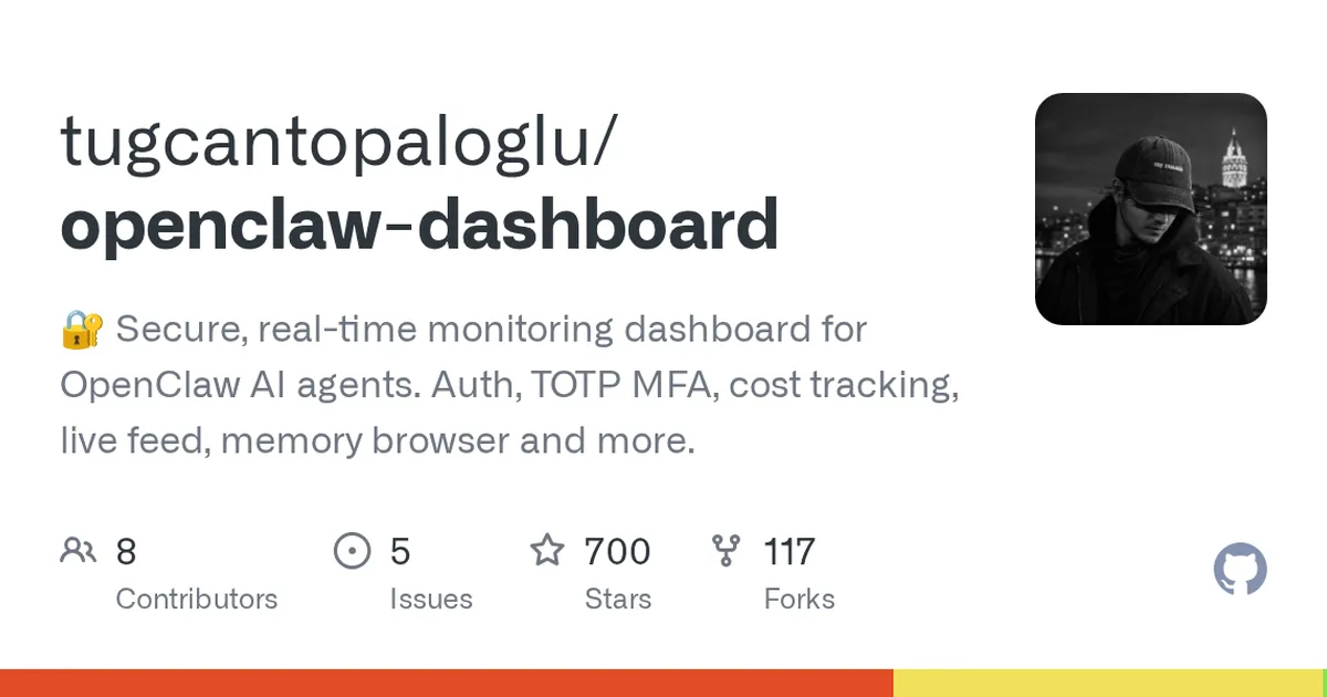 openclaw-dashboard 项目界面预览图