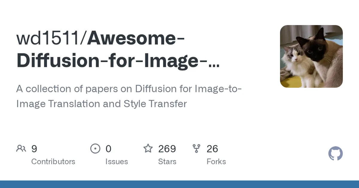 Awesome-Diffusion-for-Image-Translation 项目界面预览图