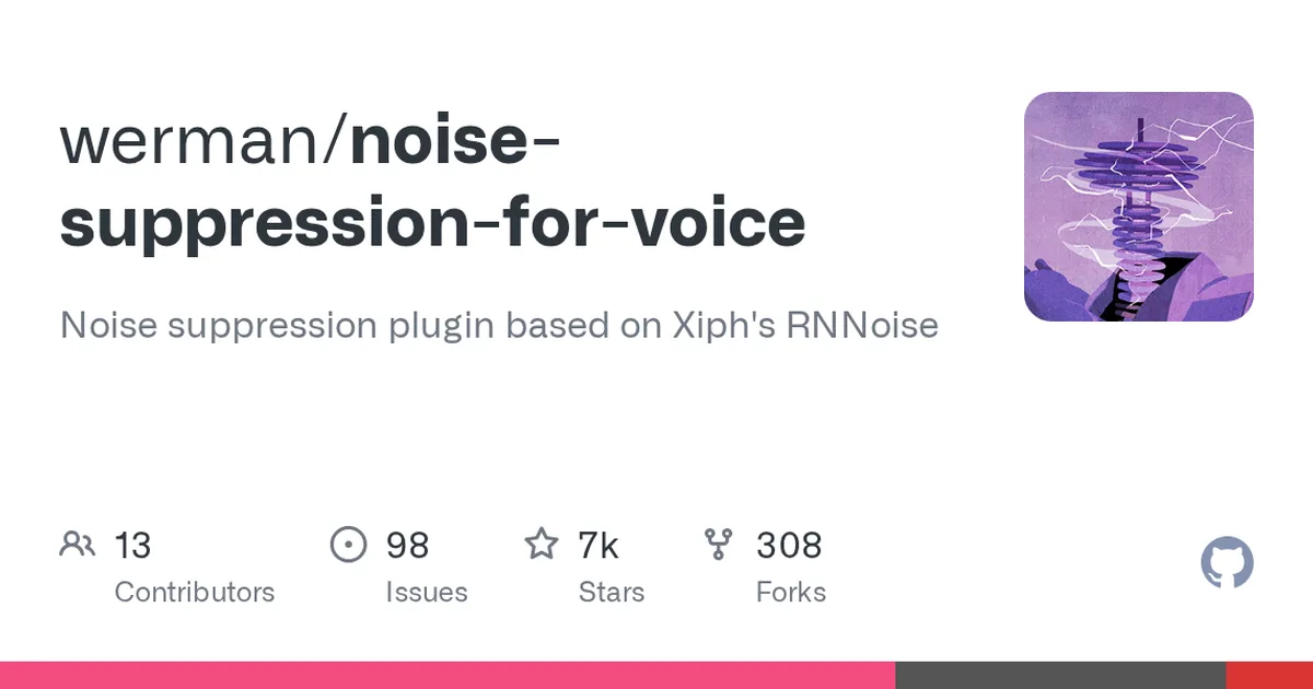 noise-suppression-for-voice 项目界面预览图