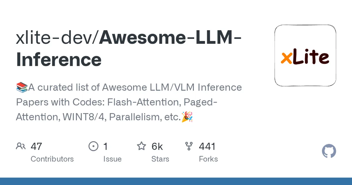 Awesome-LLM-Inference 项目界面预览图